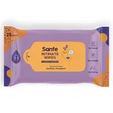 Sanfe Intimate Wipes Lavender &amp; Chamomile, 25 Count, Pack of 1