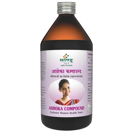 Sandu Ashoka Compound Syrup, 450 ml