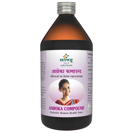 Sandu Ashoka Compound Syrup, 450 ml