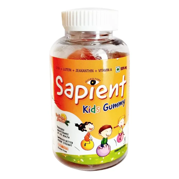 Sapient Kids Orange Flav Gummies 30'S