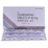 Sartel-40 Tablet 15's, Pack of 15 TABLETS
