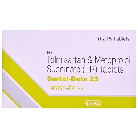 Sartel-Beta 25 Tablet 15's