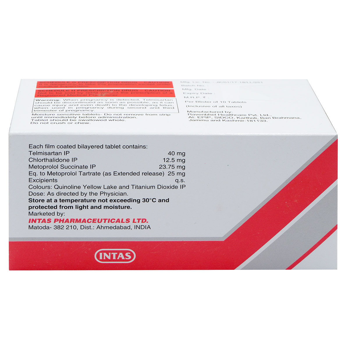 Sartel Beta Plus 25 Tablet 10's, Pack of 10 TabletS Sartel Beta Plus 25 Tablet 10's, Pack of 10 TabletS