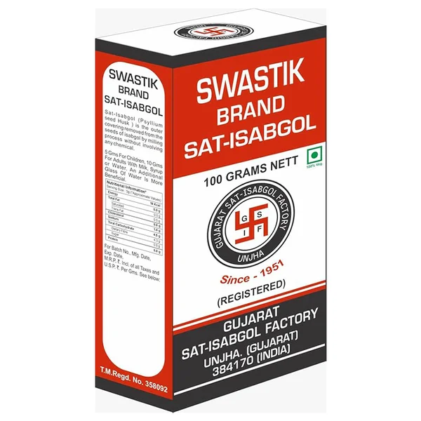 Swastik Sat-Isabgol, 100 gm