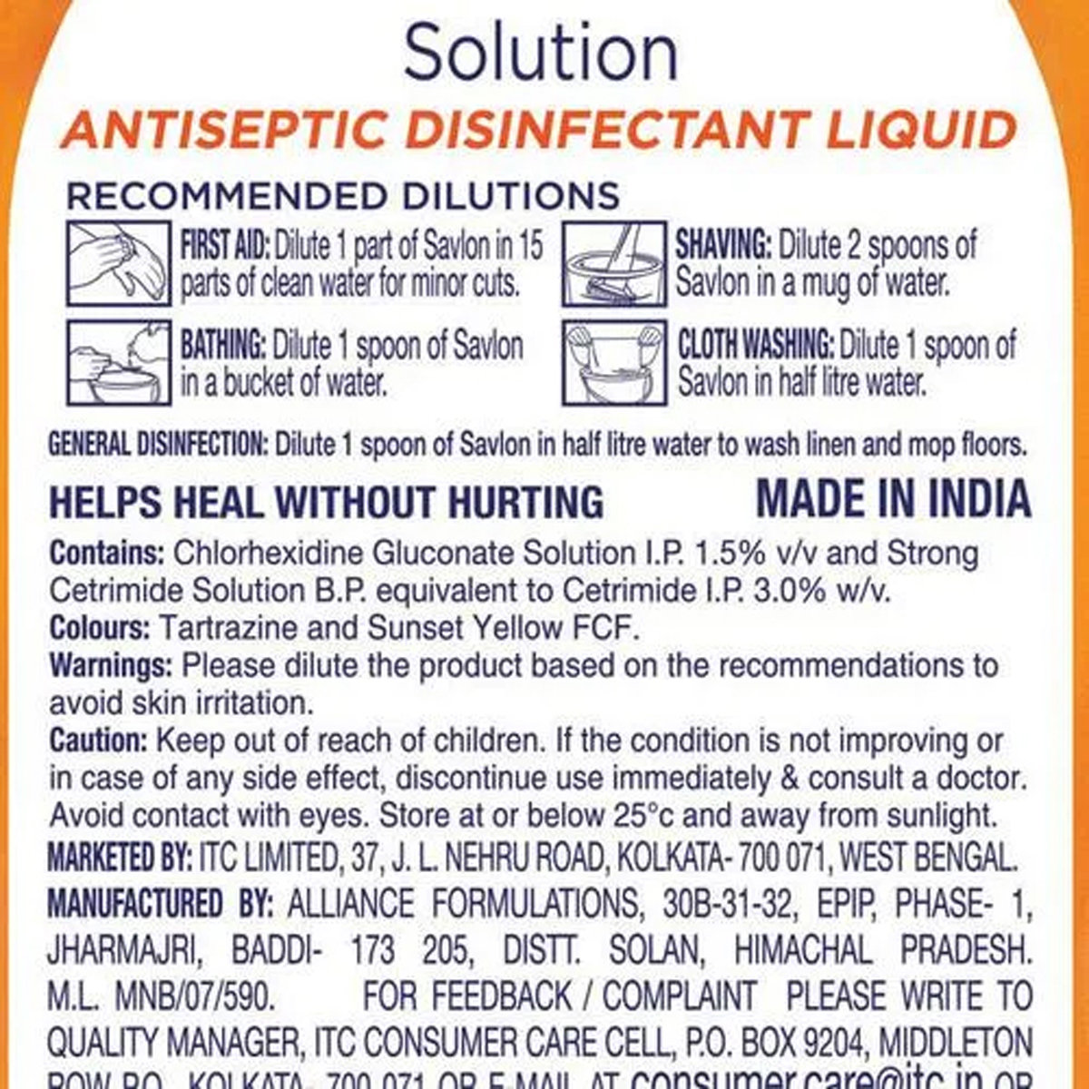 Savlon Antiseptic Disinfectant Liquid, 200 ml, Pack of 1 Savlon Antiseptic Disinfectant Liquid, 200 ml, Pack of 1