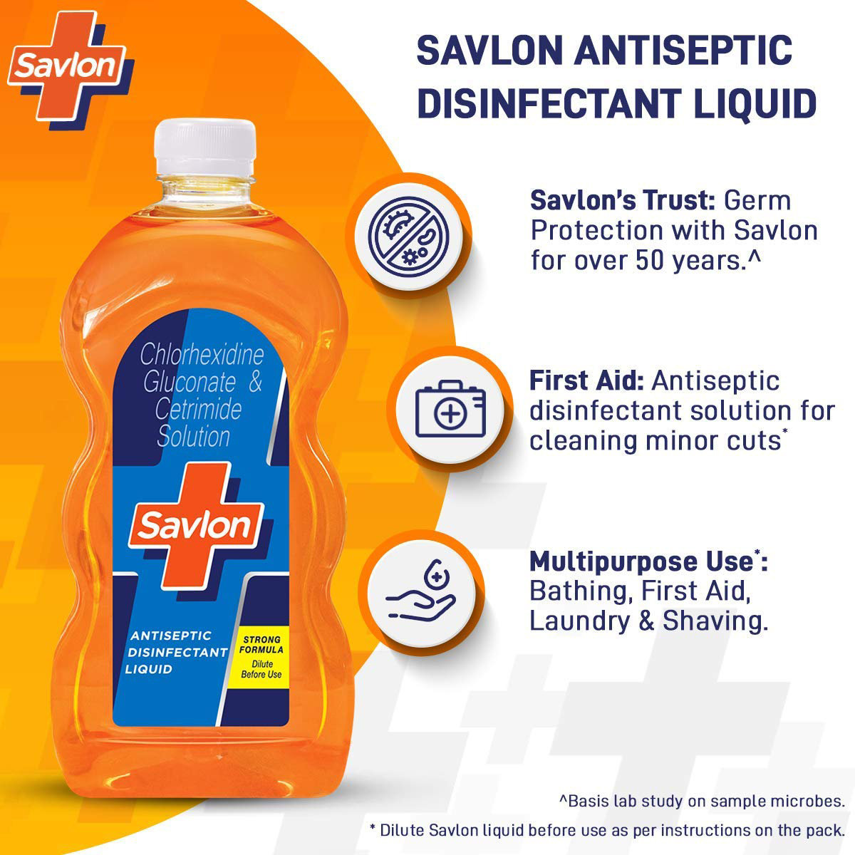 Savlon Antiseptic Disinfectant Liquid, 500 ml, Pack of 1 Savlon Antiseptic Disinfectant Liquid, 500 ml, Pack of 1