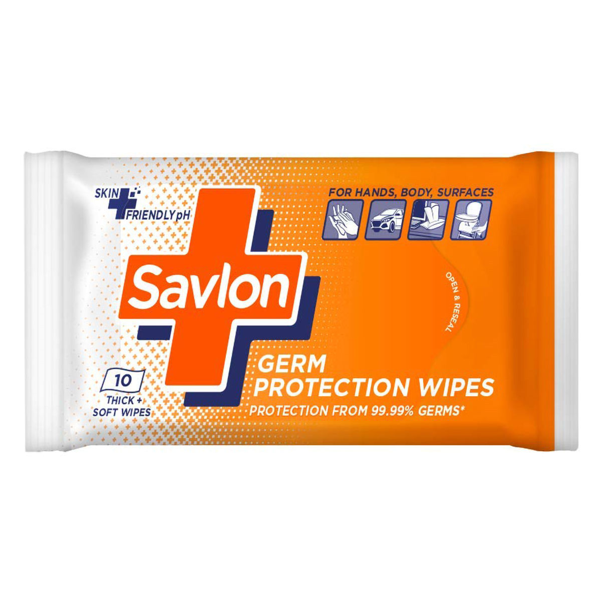 Buy Savlon Germ Protection Wipes, 10 Count Online