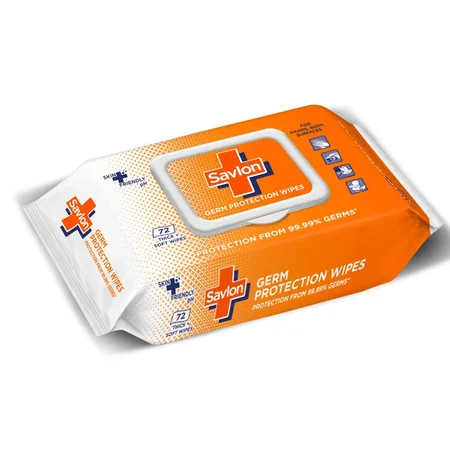 Savlon Germ Protection Wipes, 72 Count