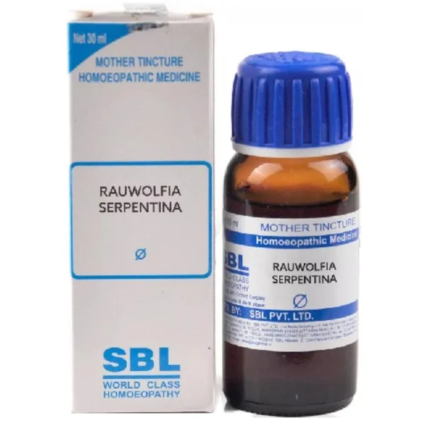 SBL Rauwolfia Serpentina Q Mother Tincture, 30 ml