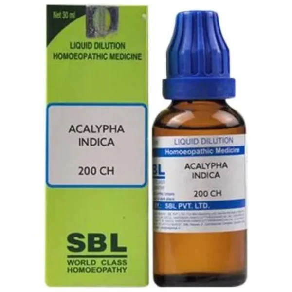 SBL Acalypha Indica 200 CH Dilution, 30 ml