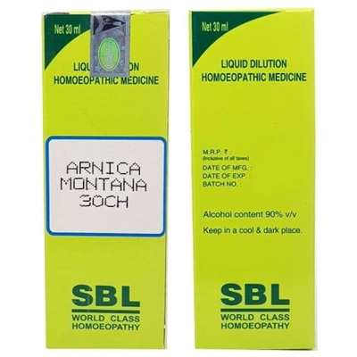 SBL Arnica Montana 30 CH Dilution, 30 ml, Pack of 1