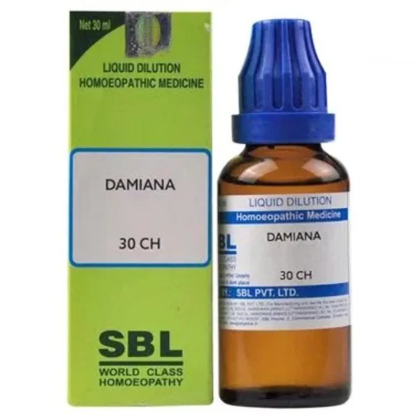 SBL Damiana 30 CH Dilution, 30 ml