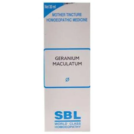 SBL Geranium Maculatum Q Mother Tincture, 30 ml