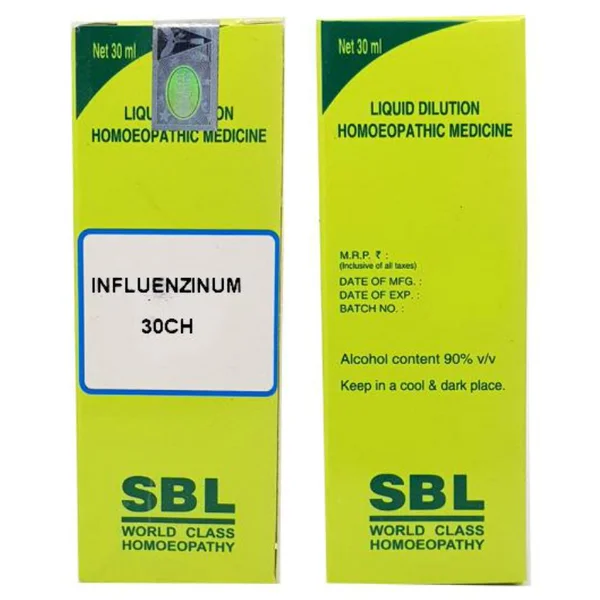 SBL Influenzinum 30 CH Dilution, 30 ml