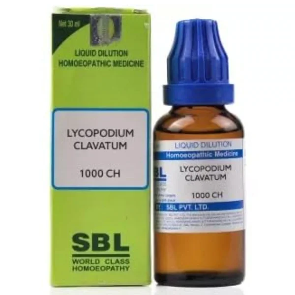 SBL Lycopodium Clavatum 1000 CH Dilution, 30 ml