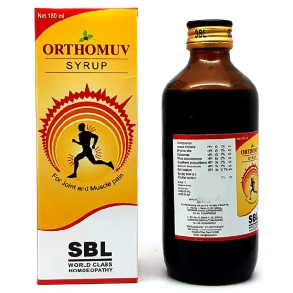 SBL Orthomuv Syrup, 180 ml