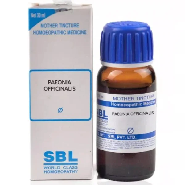 SBL Paeonia Officianalis Q Mother Tincture, 30 ml