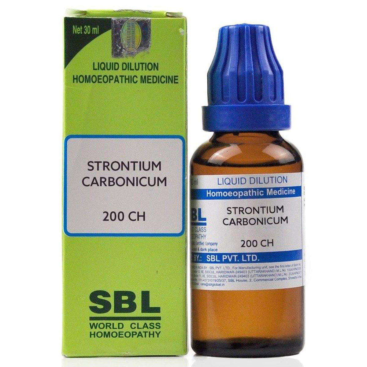 Buy SBL Strontium Carbonicum 200 CH Dilution, 30 ml Online