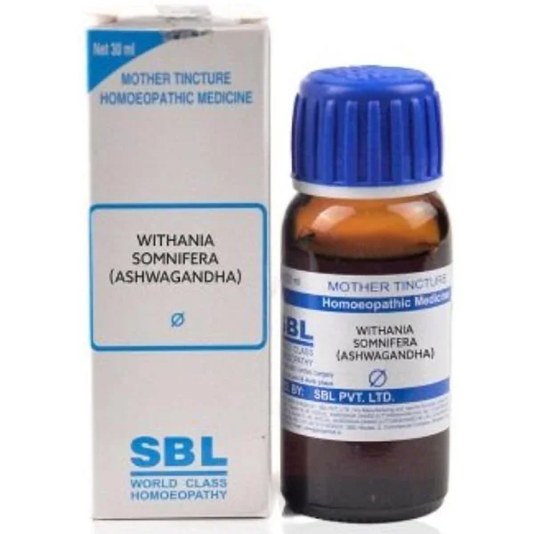 SBL Withania Somnifera Q Mother Tincture, 30 ml