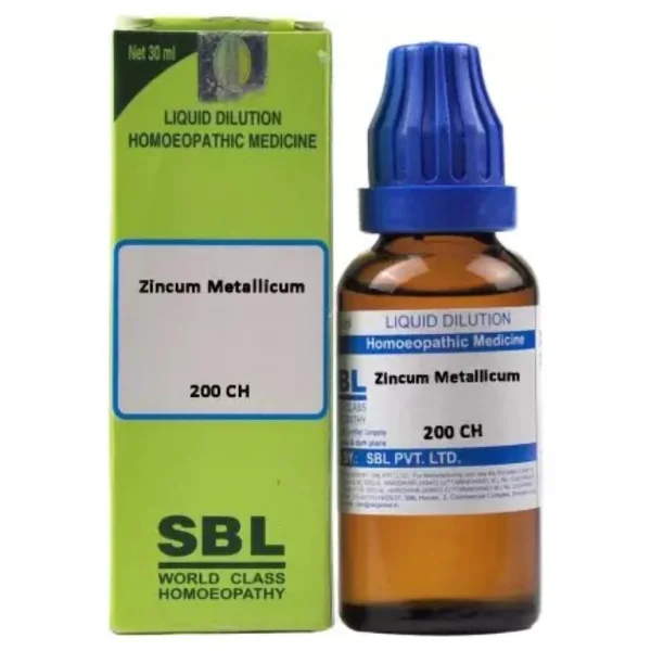 SBL Zincum Metallicum 200 CH Dilution, 30 ml