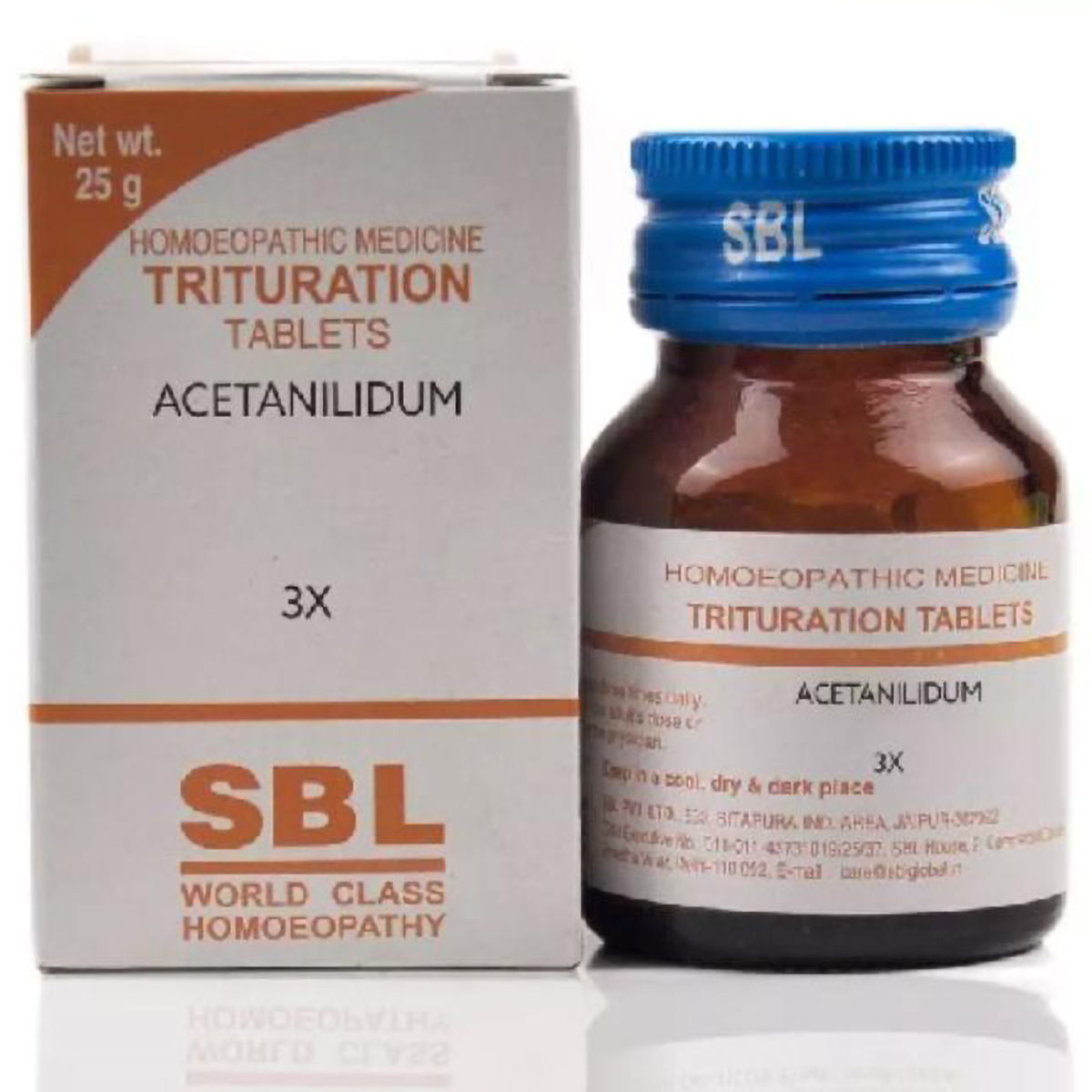 SBL Acetanilidum Trituration 3X Tablets, 25 gm Uses, Benefits, Price