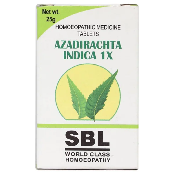 SBL Azadirachta Indica Tablets 1X, 25 gm