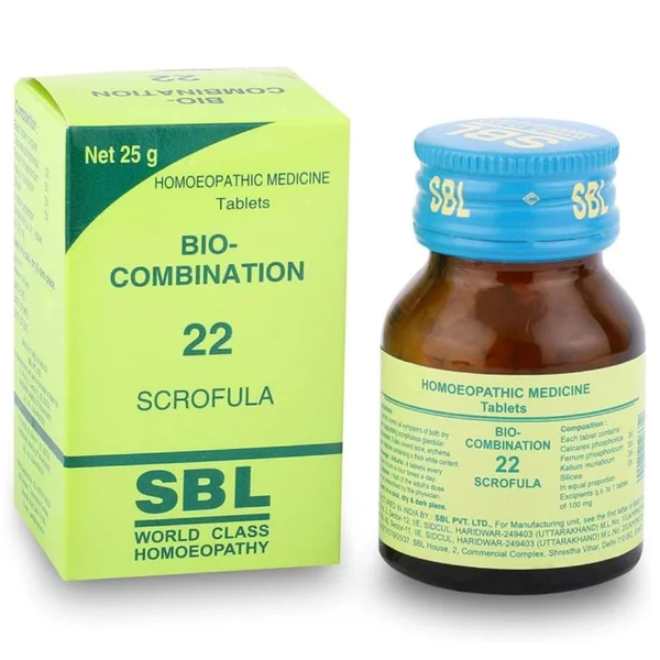 SBL Bio-Combination 22 (BC) Tablets, 25 gm