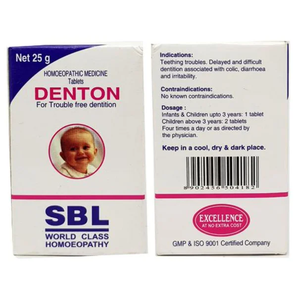SBL Denton Tablets, 25 gm