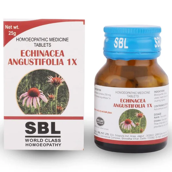 SBL Echinacea Angustifolia 1X Tablets, 25 gm