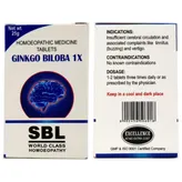SBL Ginkgo Biloba 1X Tablets, 25 gm, Pack of 1