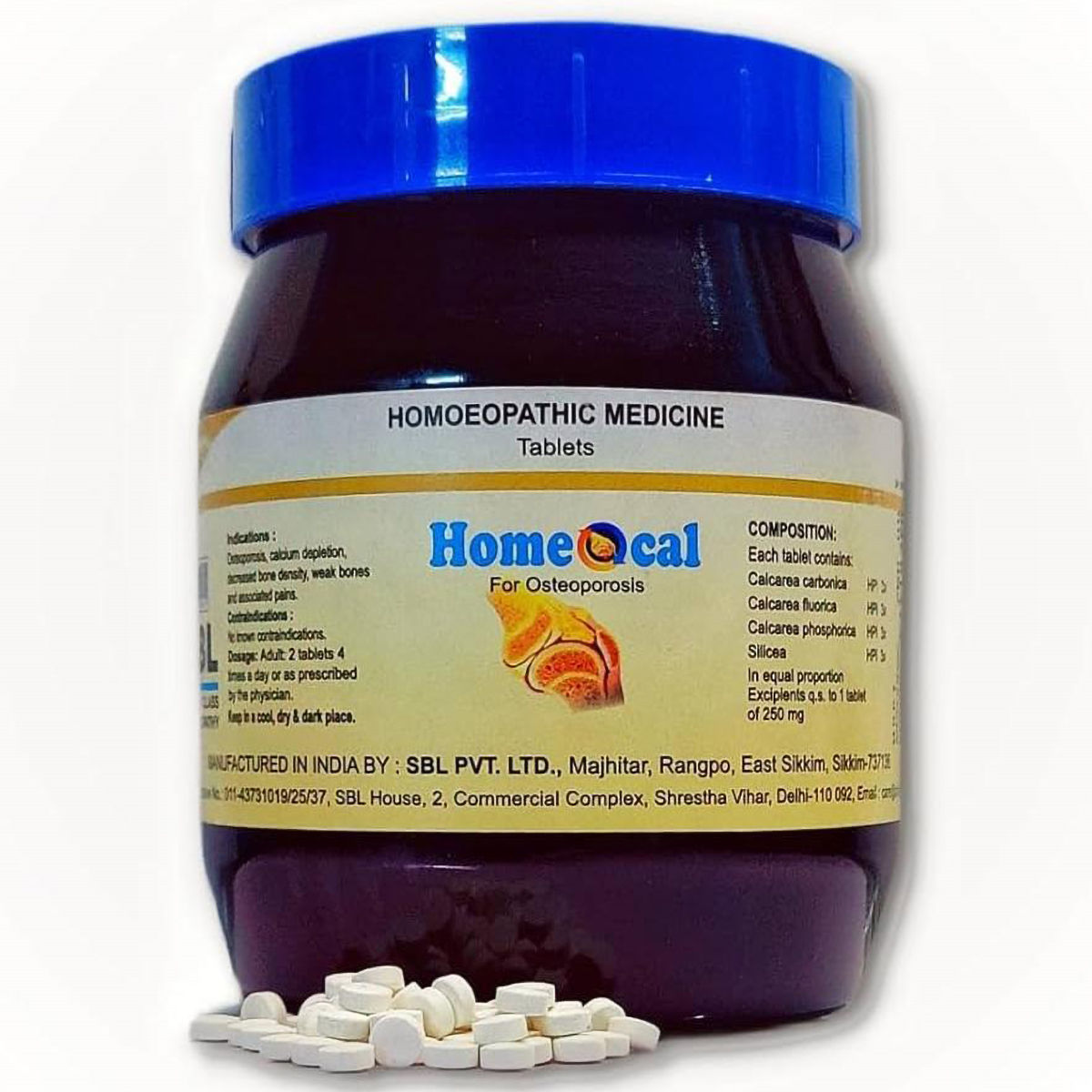 SBL Homeocal Tablets, 450 gm Uses, Benefits, Price Apollo Pharmacy