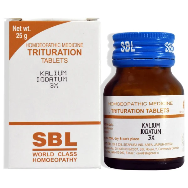 SBL Kalium Iodatum Trituration 3X Tablets, 25 gm