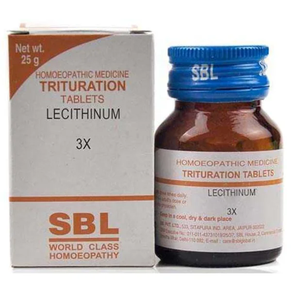 SBL Lecithinum Trituration 3X Tablets, 25 gm