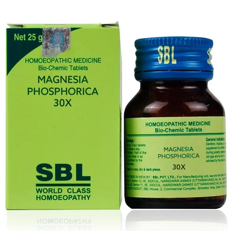 SBL Magnesia Phosphorica Biochemic 30X Tablets, 25 gm