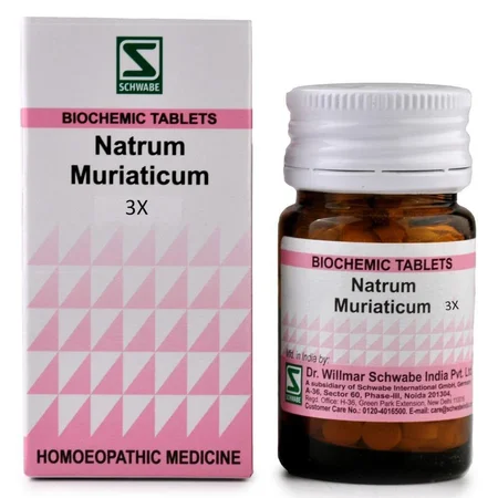 SBL Natrum Muriaticum Biochemic 3X Tablets, 25 gm