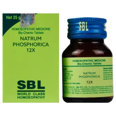 SBL Natrum Phosphoricum Biochemic 12X Tablets, 25 gm