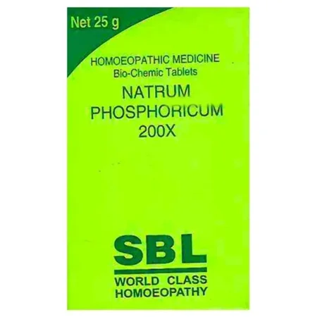 SBL Natrum Phosphoricum Biochemic 200X Tablets, 25 gm
