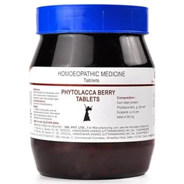 SBL Phytolacca Berry Tablets, 450 gm