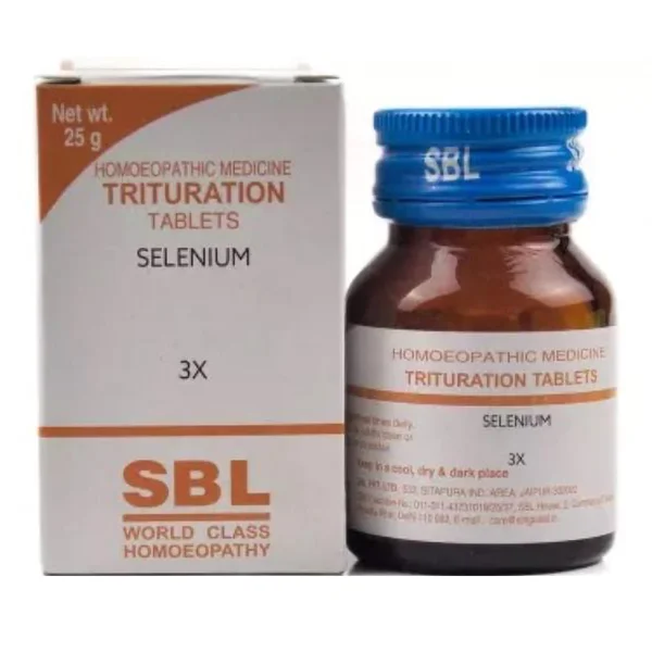 SBL Selenium Trituration 3X Tablets, 25 gm
