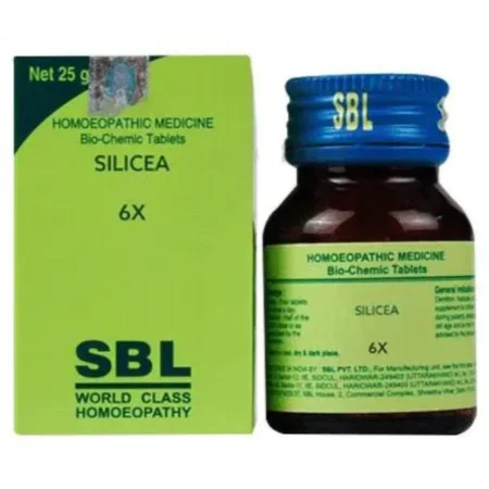 SBL Silicea Biochemic 6X Tablets, 25 gm