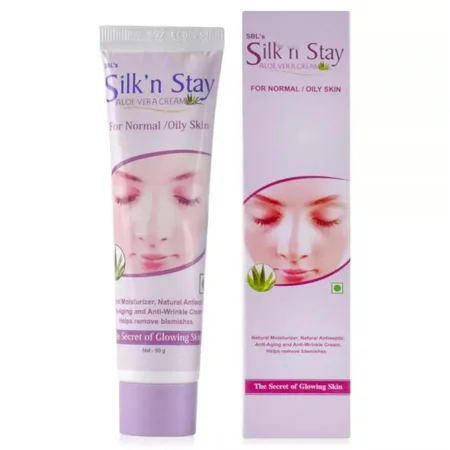 SBL Silk N Stay Aloevera Cream For Normal/Oily Skin, 50 gm