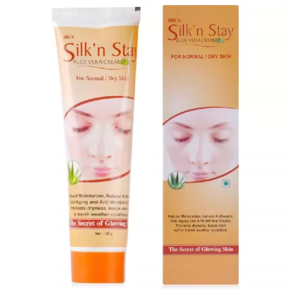 SBL Silk N Stay Aloevera Cream For Normal/Dry Skin, 100 gm | Uses ...