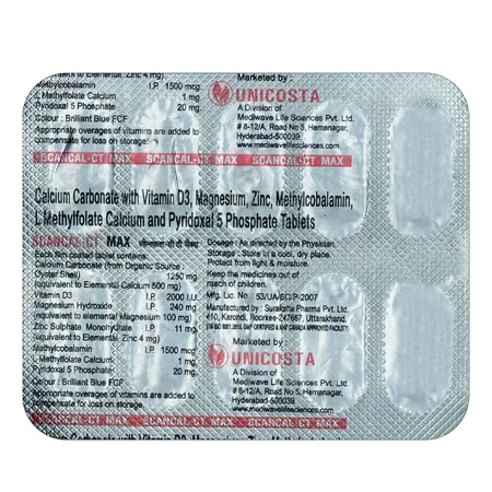 Scancal-CT Max Tablet 10's