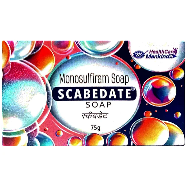 Scabedate Monosulfiram Soap, 75 gm
