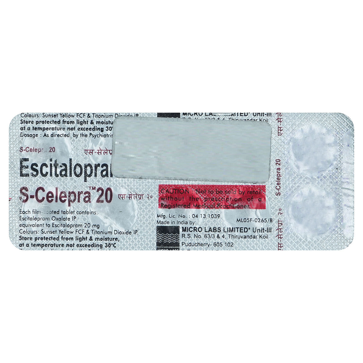 S-Celepra 20 Tablet 10's, Pack of 10 TABLETS S-Celepra 20 Tablet 10's, Pack of 10 TABLETS