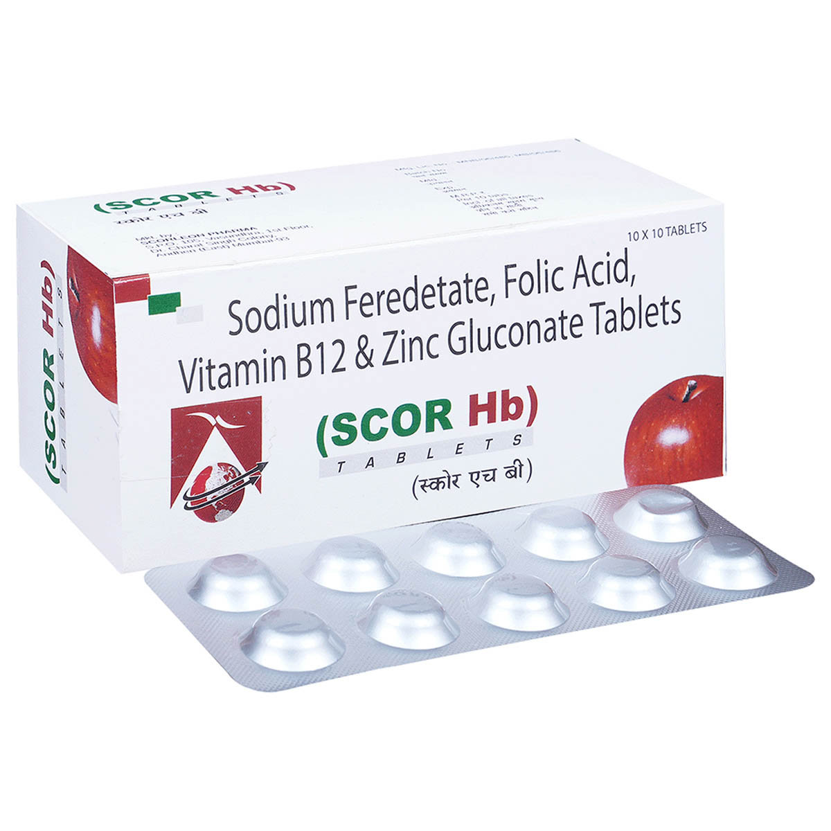 Scor HB Tablet 10's, Pack of 10 Scor HB Tablet 10's, Pack of 10