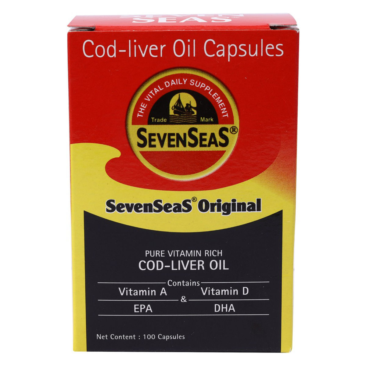 Buy Sevenseas Original Cod-Liver Oil, 100 Capsules Online