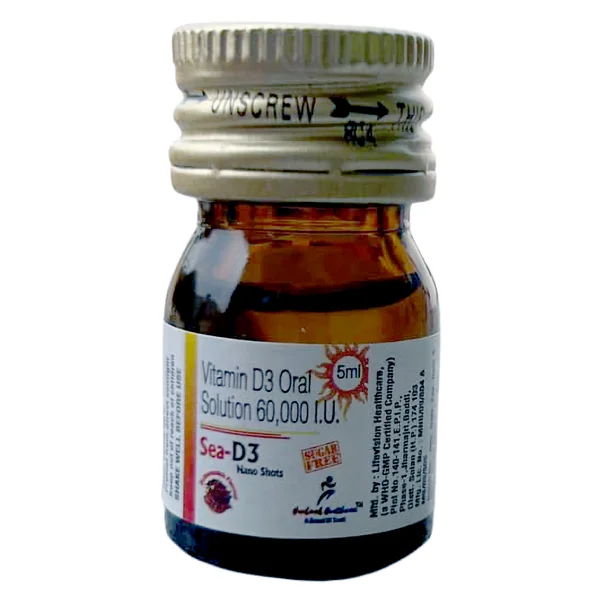 Sea-D3 Nano Shots Sugar Free Butterscotch Solution 4x5 ml