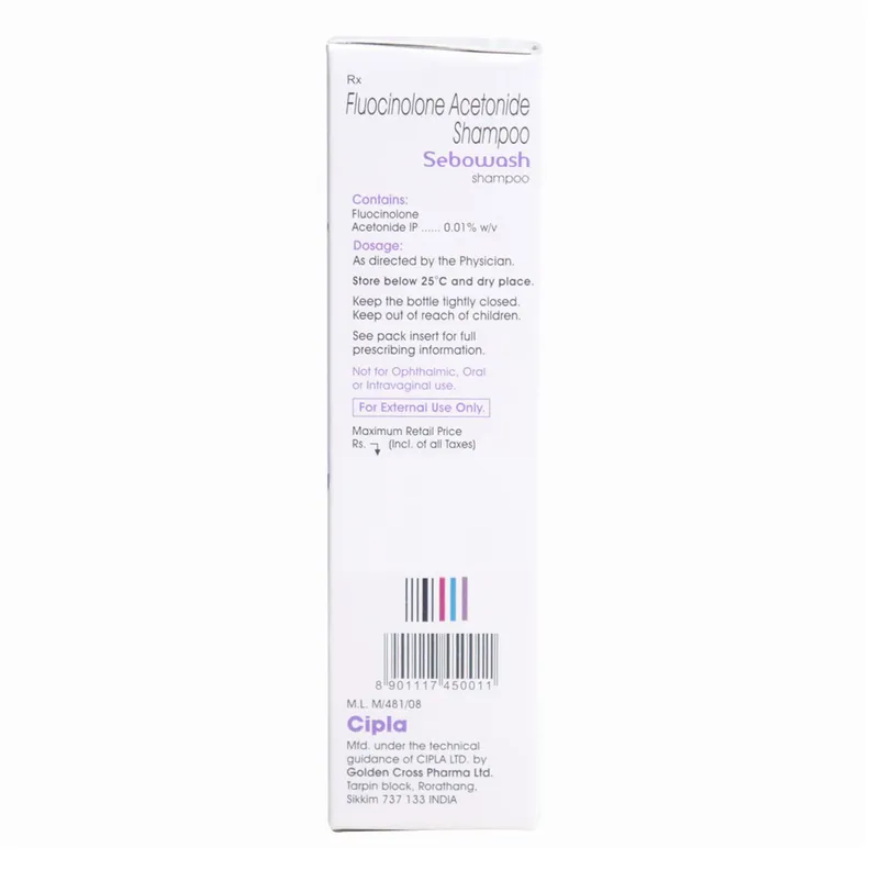 Sebosh Buy Sebowash Shampoo, 100 ml | 19 Minutes Delivery | Apollo Pharmacy