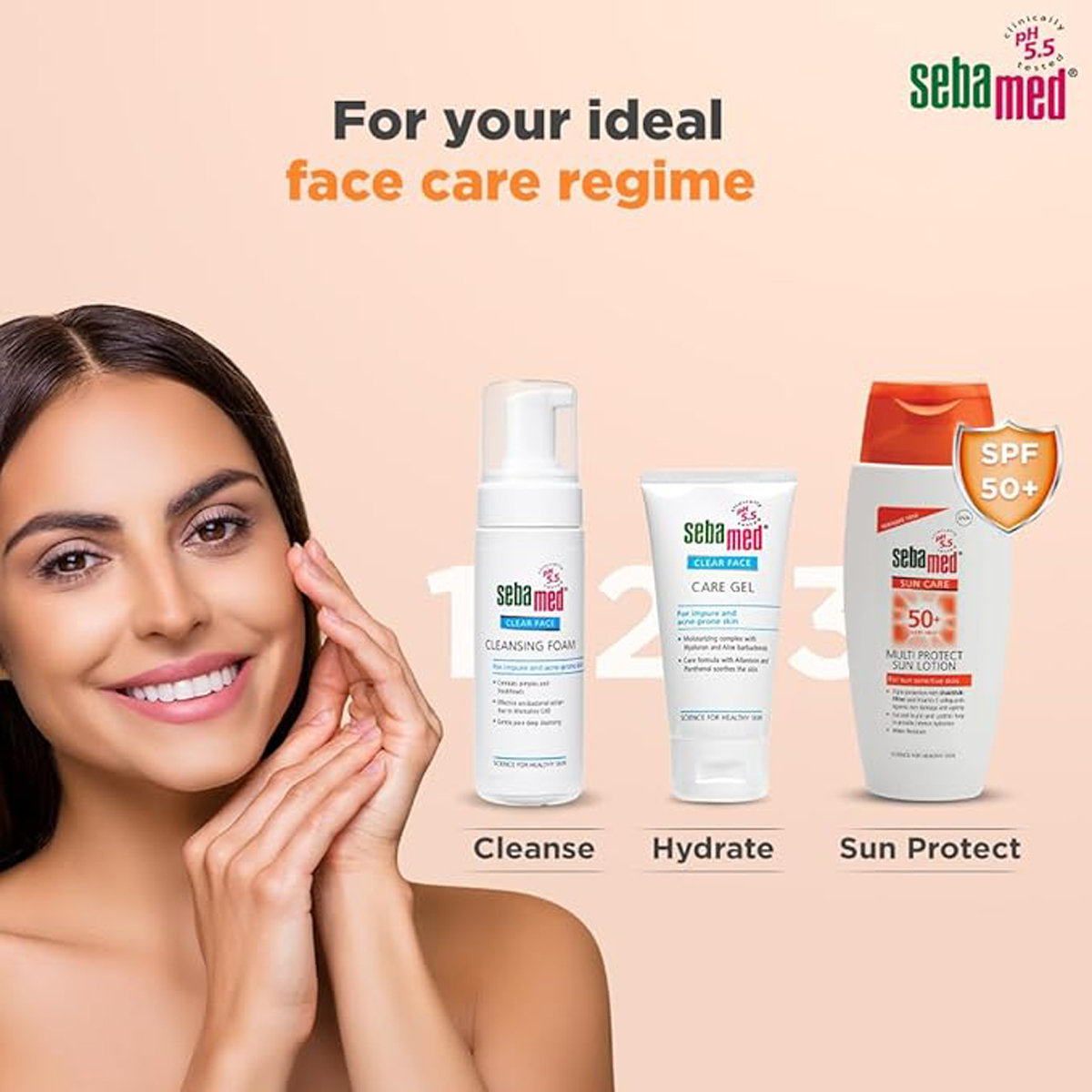 Sebamed Sun Care SPF 50 Lotion, 50 ml, Pack of 1 Sebamed Sun Care SPF 50 Lotion, 50 ml, Pack of 1